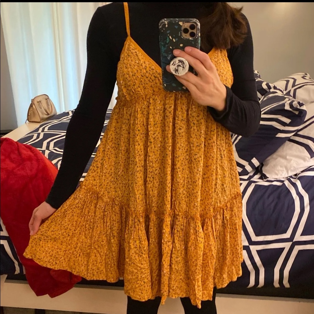 Wild Fable Yellow Coral Dress